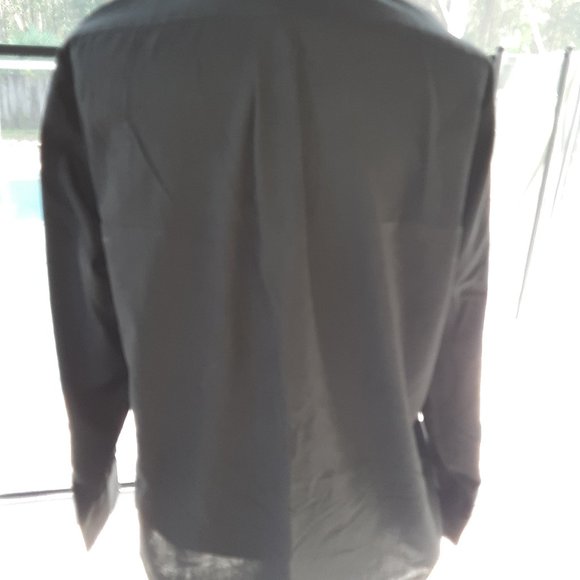 Van Heusen wrinkle-free fitted satin stripe shirt - Picture 4 of 5